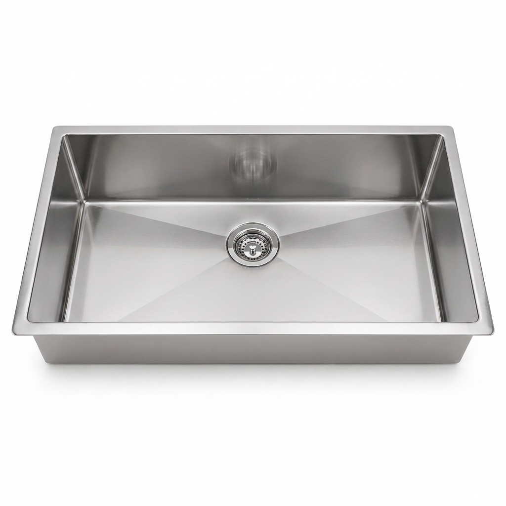 Rectangular Stainless Steel Single Bowl Kitchen Sink