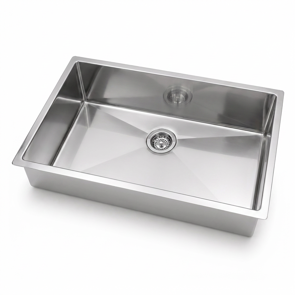 Rectangular Stainless Steel Single Bowl Kitchen Sink