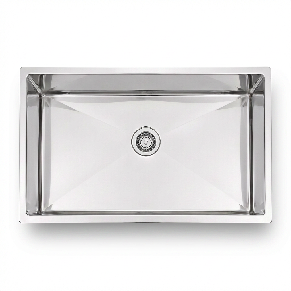 Rectangular Stainless Steel Single Bowl Kitchen Sink