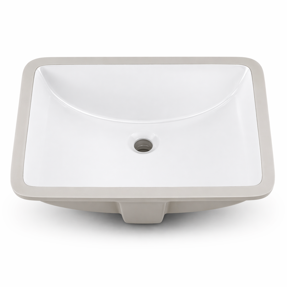White Undermount Bathroom Sink
