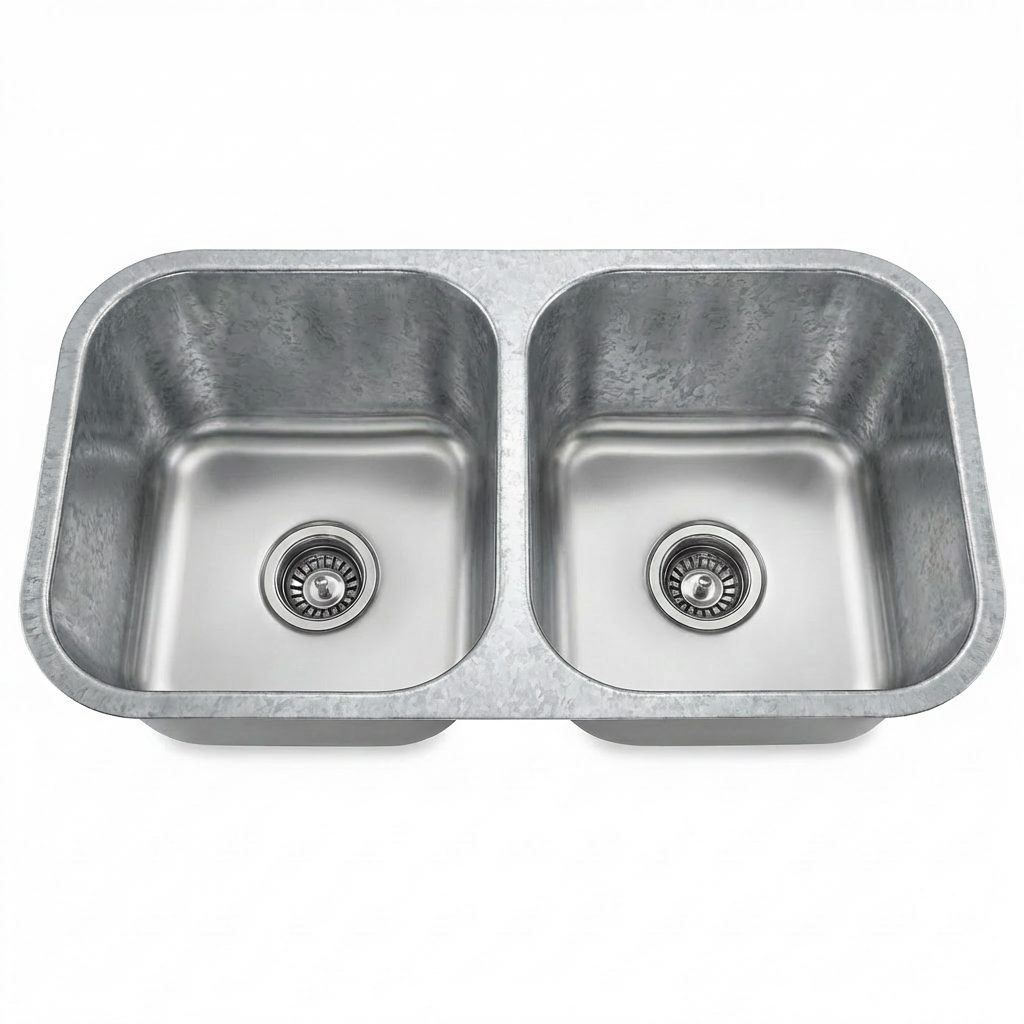 Stainless Steel Double Bowl Kitchen Sink