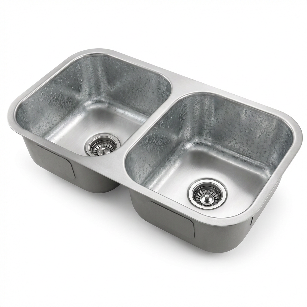 Stainless Steel Double Bowl Kitchen Sink