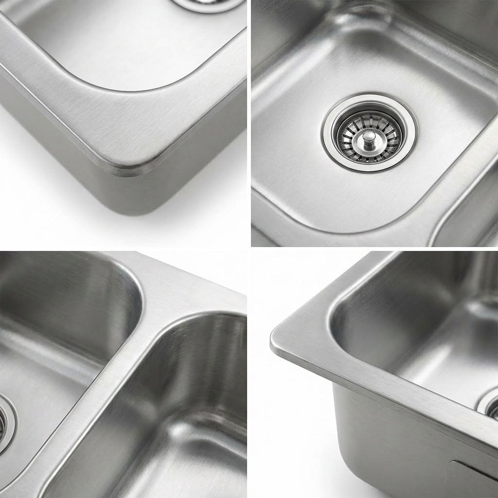 Stainless Steel Double Bowl Kitchen Sink