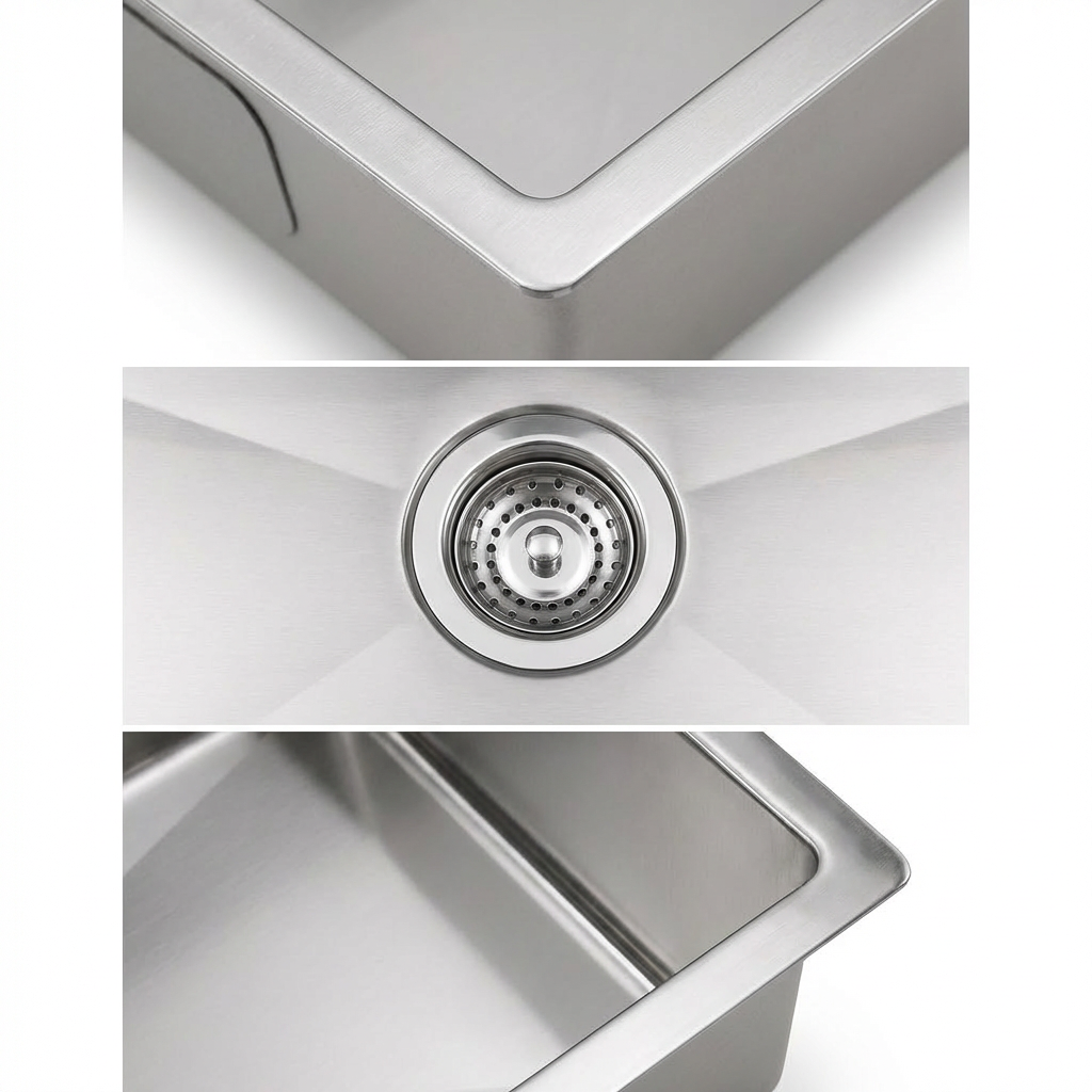 Rectangular Stainless Steel Single Bowl Kitchen Sink