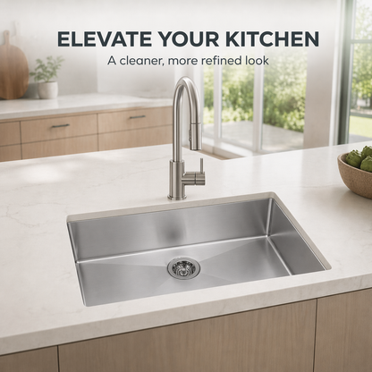 Rectangular Stainless Steel Single Bowl Kitchen Sink
